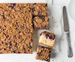 Blueberry Crumble Buckle
