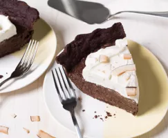 Chocolate Coconut Cream Pie