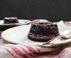 Molten Chocolate Cakes for Two