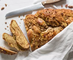 Braided Orange-Nut Loaf