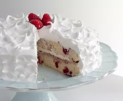 Raspberry White Cake