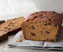 Spiced Sweet Potato Loaf with Rum-Soaked Figs