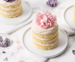 Floral Buttermilk Tea Cakes
