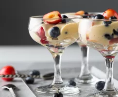 Zabaglione with Summer Fruits