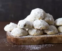 Chocolate Chip Snowball Cookies