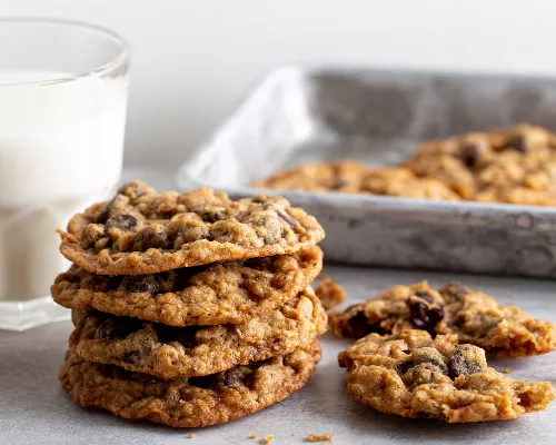 Chewy Oatmeal Chocolate Chip Cookies